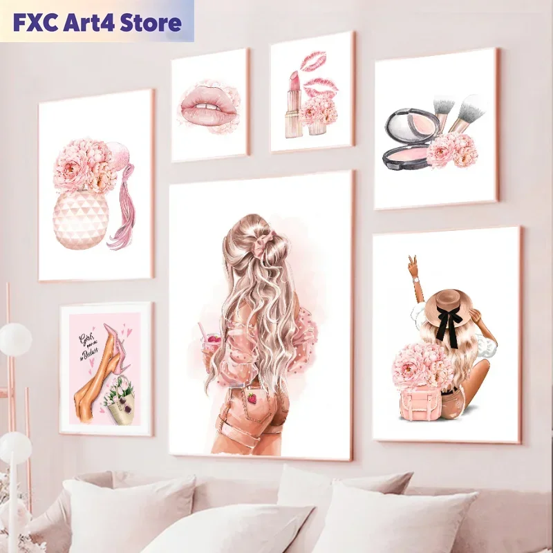 Wall Texture Spray - Frameloze mode kunst canvas schilderij parfumfles