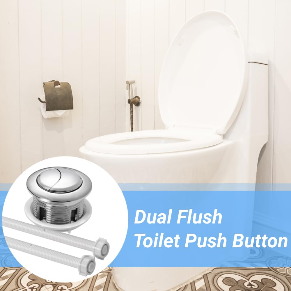 Toilet Flush Valve - 38mm Universele Ronde Klep Drukknop Flush
