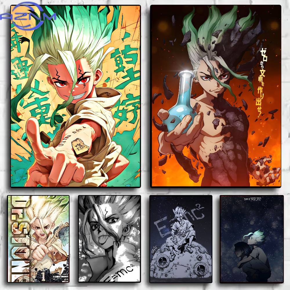 Wall Texture Spray - Klassieke Anime Dr Stone Poster HD