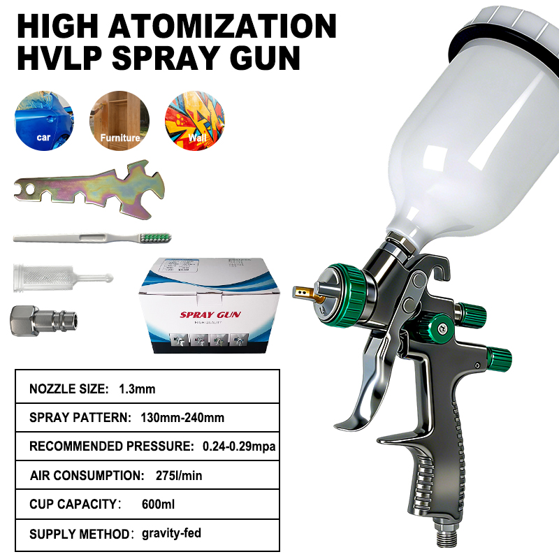 Home Improvement Sales - Pneumatisch luchtspuitpistool Hoge atomisatie Lage overspray