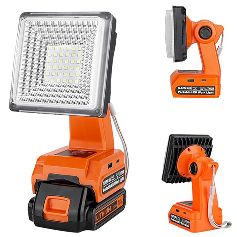 Black+Decker Tool Cordless - 4 Inch Led-Werklamp Voor Black &