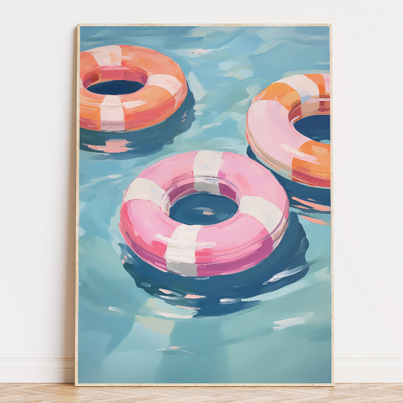 Kleurrijke Pool Float Reddings - Wall Texture Spray recensie en prijs