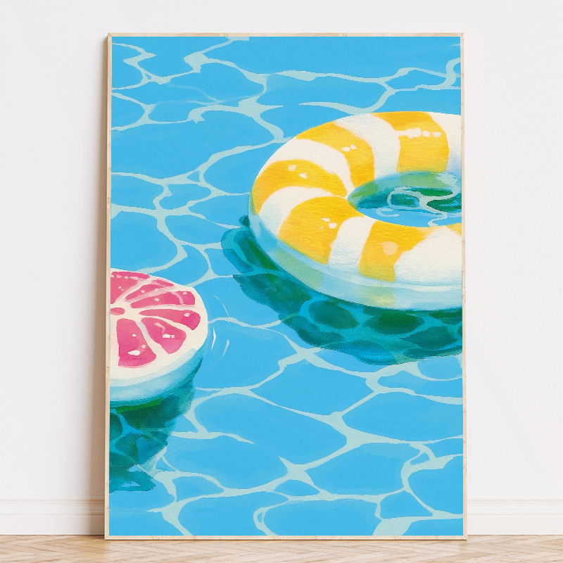 Kleurrijke Pool Float Reddings - Wall Texture Spray recensie en prijs