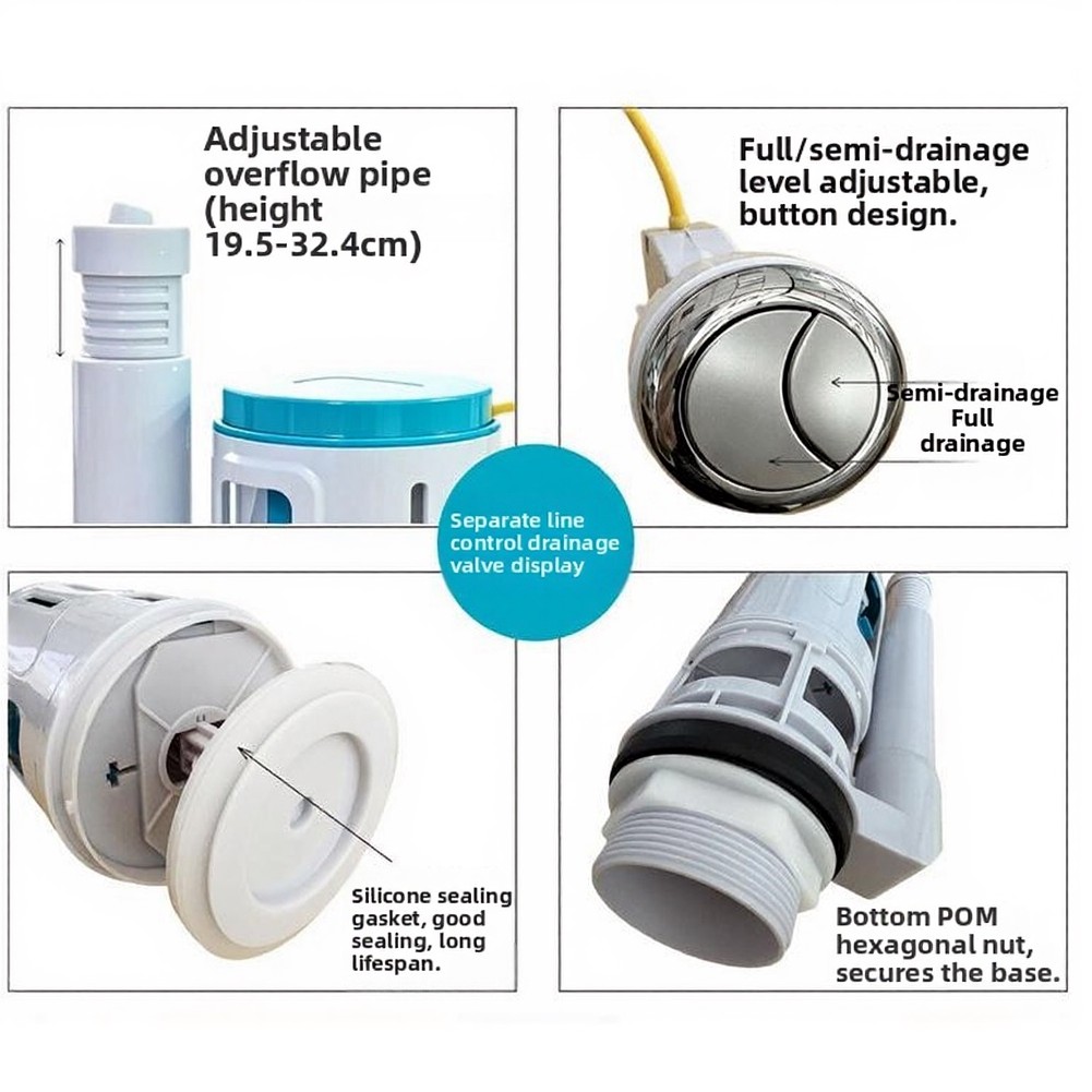 1 Stuk Dual Flush Valve Kabel  - Toilet Flush Valve recensie en prijs