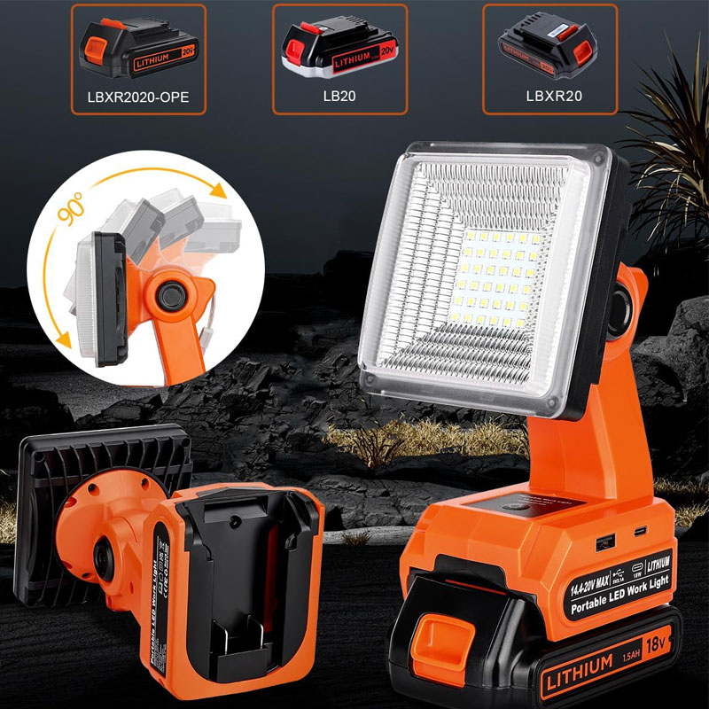 4 Inch Led-Werklamp Voor Black - Black+Decker Tool Cordless recensie en prijs
