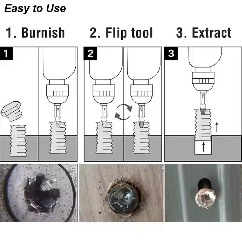 Beschadigde gebroken schroefex - Drill Bit Set recensie en prijs