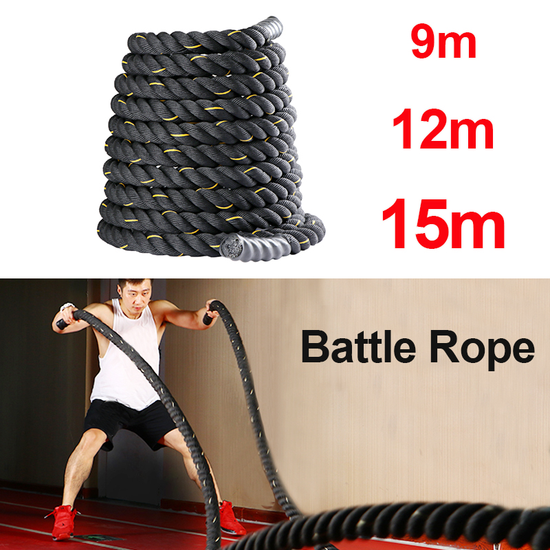 9M/12M/15M Fitness Battle Rope - Home Improvement Man recensie en prijs